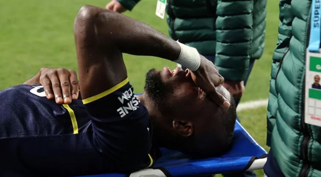 Enner Valencia sakatlandı, Fenerbahçe 10 kişi kaldı