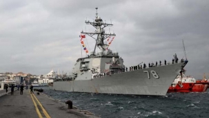 ABD savaş gemisi İstanbul'da