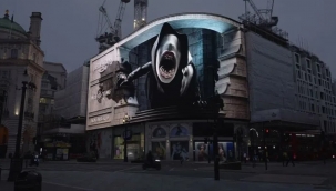 Amazon yeni dizisi için 3 boyutlu reklam verdi