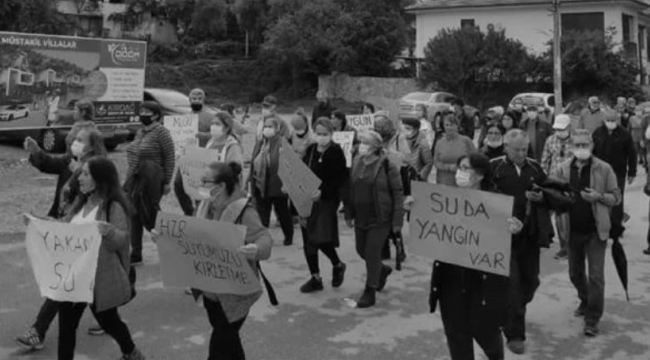 Güllük sokağa çıktı: "Soygun var, su 10,75 lira"