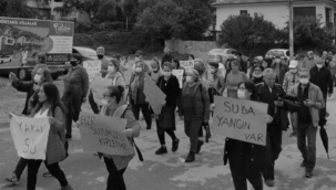 Güllük sokağa çıktı: "Soygun var, su 10,75 lira"