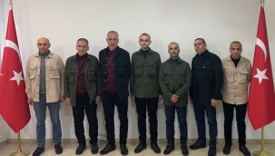 Libya'da alıkonulan 7 Türk, Türkiye'ye getirildi