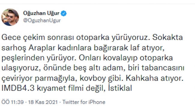 "Sarhoş Araplar kadınlara bağırarak laf atıyor"
