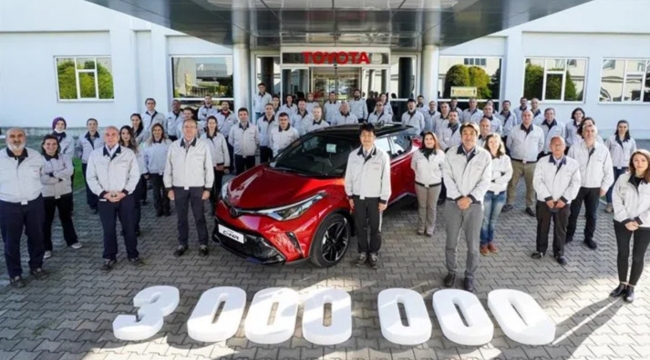 Toyota Türkiye, 3 milyonuncu aracı banttan indirdi