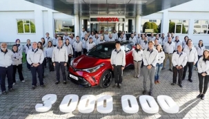 Toyota Türkiye, 3 milyonuncu aracı banttan indirdi