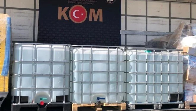 31 bin 343 litre sahte ve kaçak içki ele geçirildi