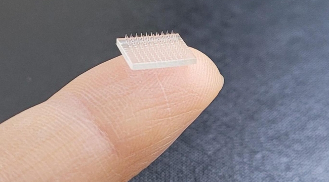3D baskılı aşı yaması geliştirildi