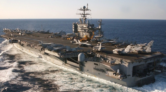 ABD uçak gemisi bir süre daha Akdeniz'de kalacak