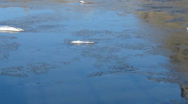 Aşırı soğuk Kars Çayı'nı kısmen dondurdu