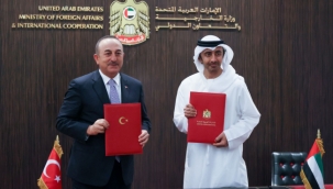 Çavuşoğlu, BAE'li mevkidaşı ile görüştü