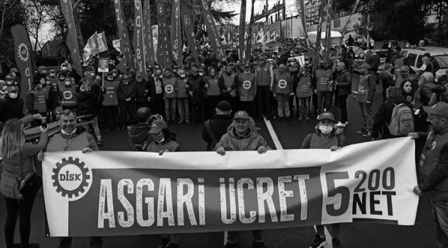 DİSK'in çağrısıyla işçilerin mitingi başladı