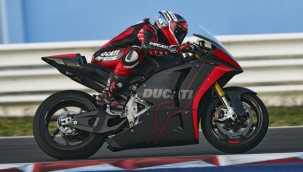 Ducati'nin elektrikli motoru ilk kez piste çıktı