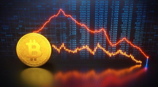 Kripto paralarda sert düşüş