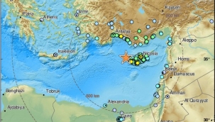 Akdeniz açıklarında 6.4 büyüklüğünde deprem!