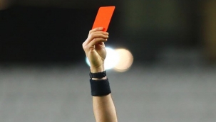 Amatör küme maçında toplam 11 kırmızı kart