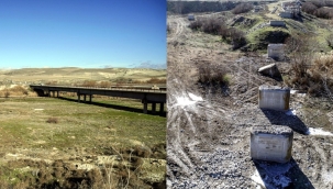 Beypazarı'nda 86 yıllık Gömleksiz Köprüsü çalındı