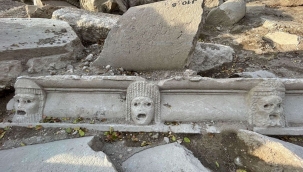 Çukurova Kastabala'da kabartma masklar bulundu