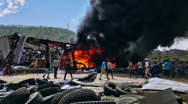 Etiyopya'da göçmen kampına hava saldırısı