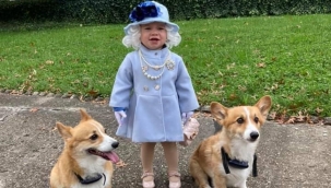 II. Elizabeth kostümlü çocuğa, Kraliçe'den mektup