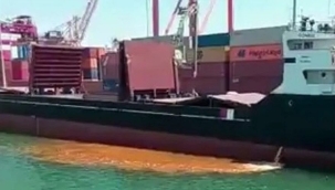 Mersin'de denizi kirleten gemiye rekor ceza
