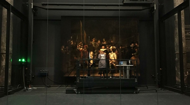 Rembrandt'ın tablosu dijital ortamda 