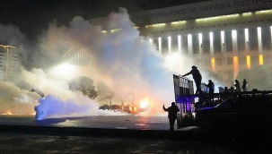 Rusya, Belarus, Ermenistan askerleri Kazakistan'da