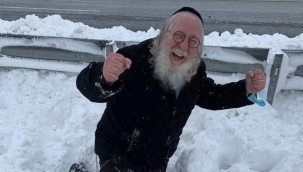 Yolda kalan haham camiye götürülerek kurtarıldı