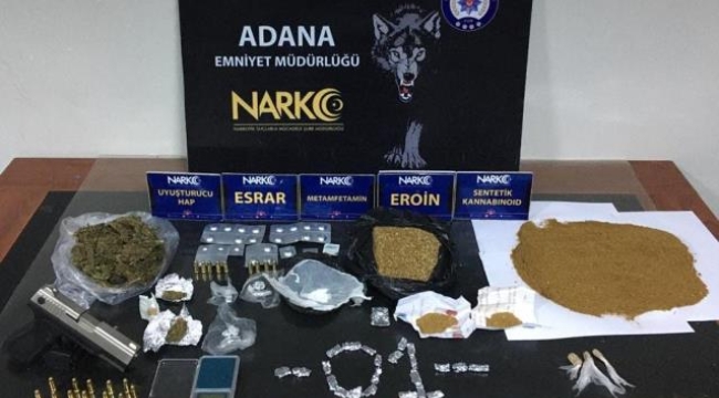 Adana'da uyuşturucu operasyonları düzenlendi