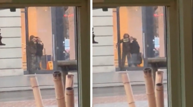 Amsterdam'daki bir Apple Store'da rehine krizi