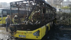 Bir gün içinde iki İETT otobüsü yandı