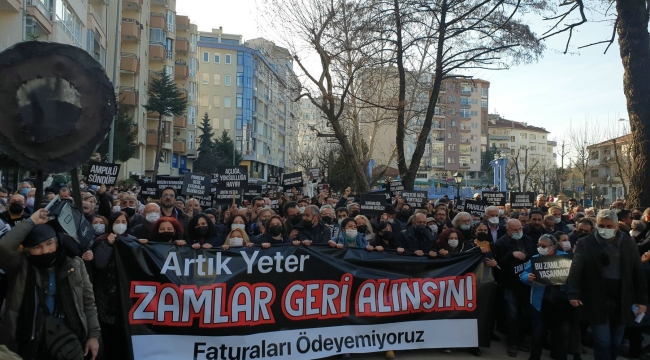 Eskişehir'de zam protestosuna polis müdahalesi