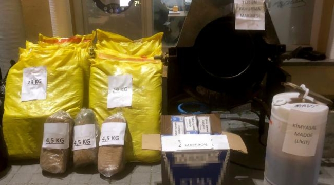 İstanbul'da 581,5 kg kaçak tütün ele geçirildi