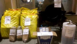 İstanbul'da 581,5 kg kaçak tütün ele geçirildi