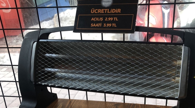 Kafelerde ücretli ısıtıcı dönemi