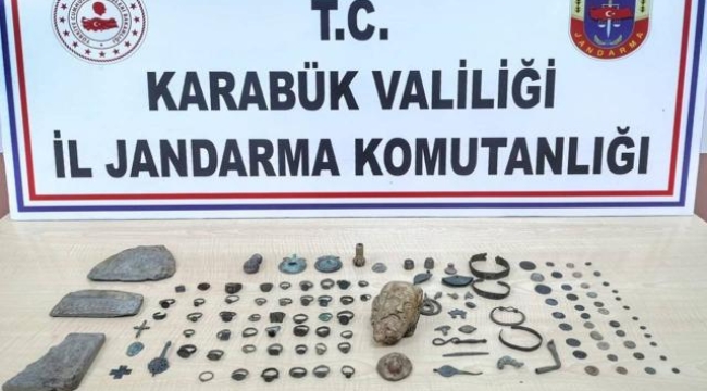 Karabük'te tarihi eser operasyonu