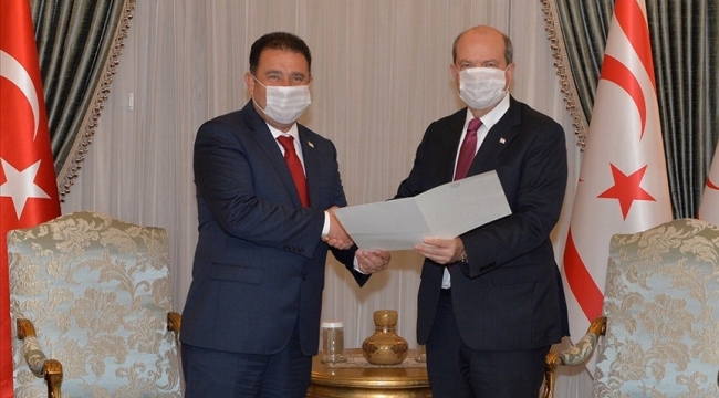 KKTC'de üç partili koalisyon hükümeti kuruldu