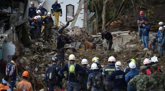 Kolombiya'da heyelan: 14 ölü, 35 yaralı