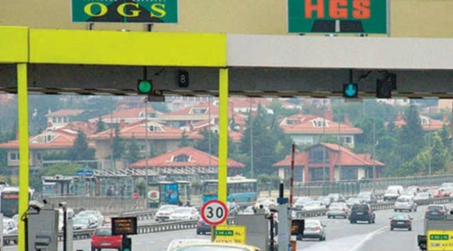 Otoyol ve köprü girişlerinde OGS kaldırıldı