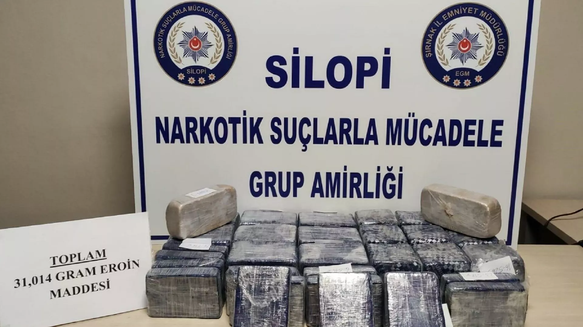 Şırnak'ta 31 kilo uyuşturucu ele geçirildi