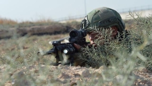 Suriye'de taciz ateşi açan 14 terörist öldürüldü