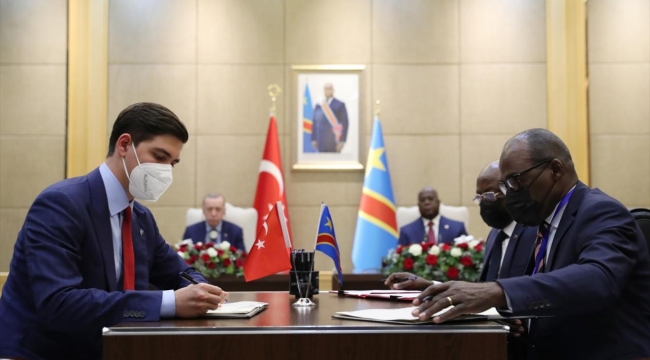 Türkiye ile Kongo arasında 7 anlaşma imzalandı