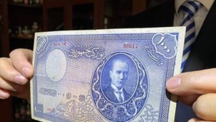 Türkiye'nin "en değerli" banknotu açık artırmada