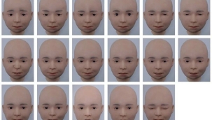 Yüz ifadelerini taklit eden android çocuk: Nikola