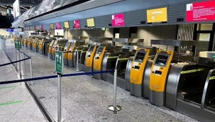 Almanya havalimanlarında güvenlikçiler grev yaptı