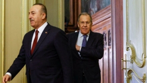 Çavuşoğlu, Lavrov ile Moskova'da bir araya geldi