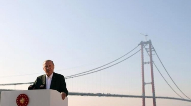 Erdoğan, Çanakkale Köprüsü'nü açtı