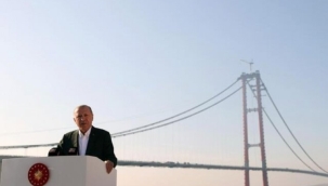 Erdoğan, Çanakkale Köprüsü'nü açtı
