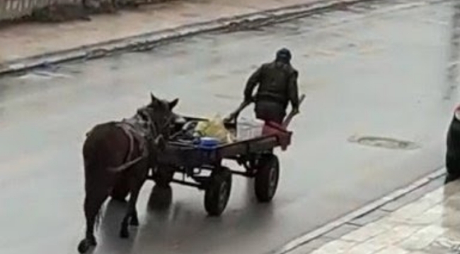 Hurdacı, atının yerine geçti