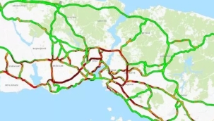 İstanbul'da trafik yoğunluğu %85'e ulaştı