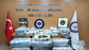 İzmir'de 221 kilo uyuşturucu ele geçirildi